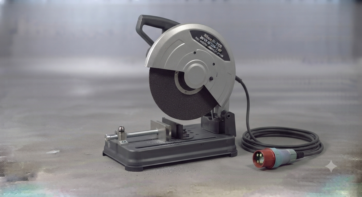 355mm (14-Inch) 2400W AC 220V–240V Heavy Industrial Abrasive Cut-Off / Chop Saw Machine