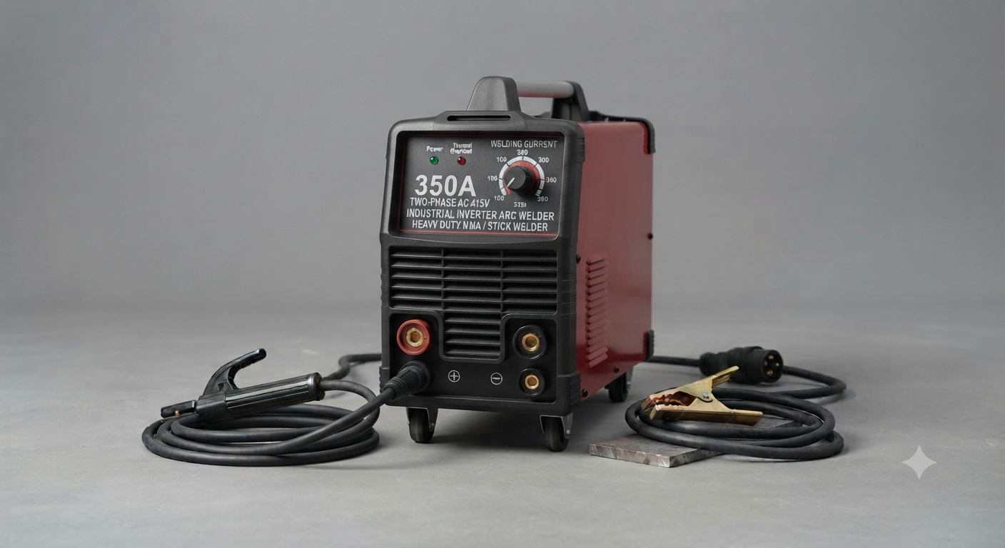 350A Two-Phase AC 415V Industrial Inverter ARC Welding Machine (Heavy Duty MMA / Stick Welder)