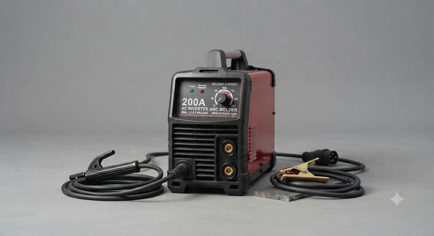 200A Single Phase AC 220V Inverter ARC Welding Machine (MMA / Stick Welder)