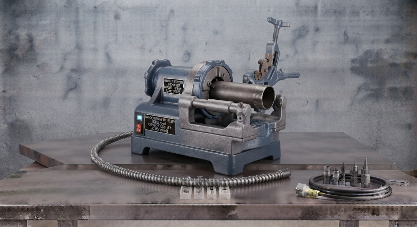 Heavy-Duty Electric Pipe Threading Machine