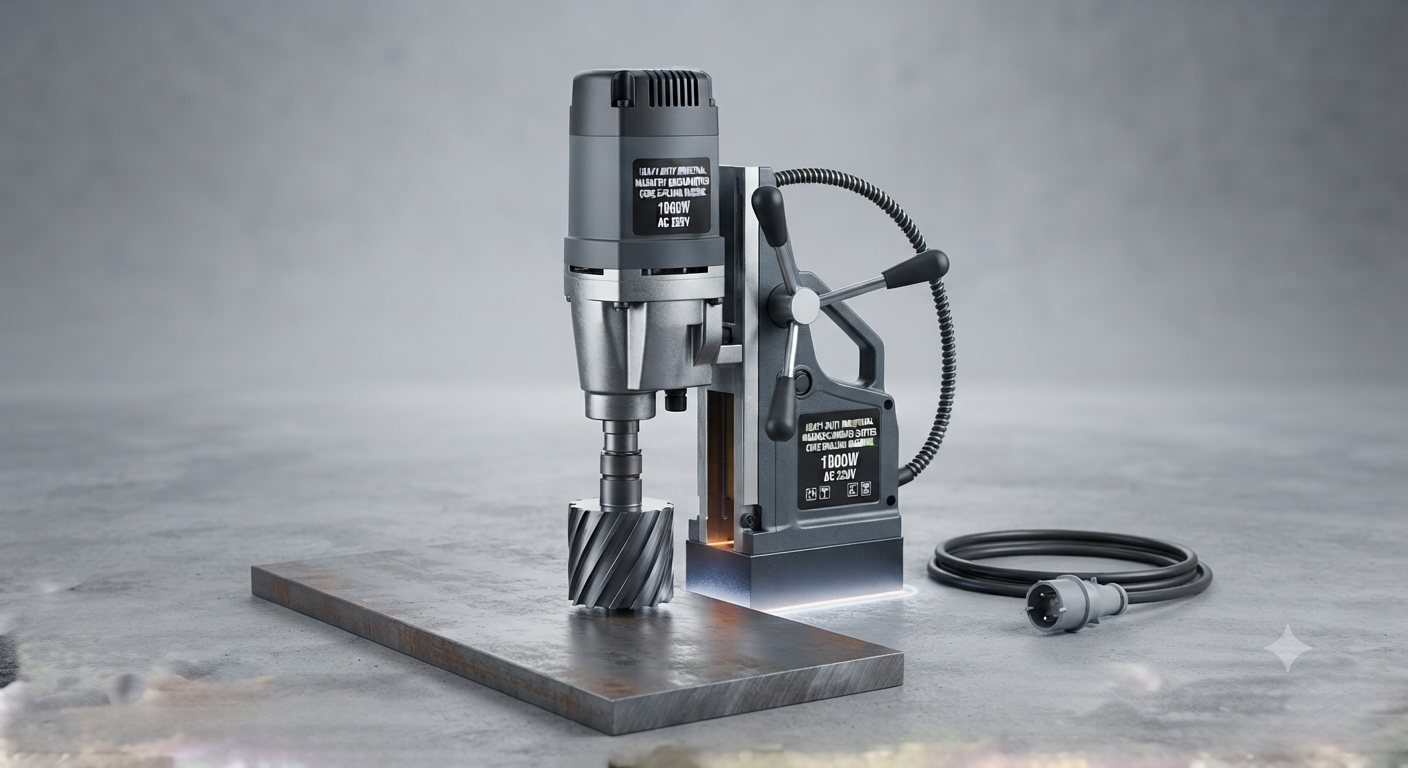Heavy-Duty Industrial Magnetic Broach Cutter / Core Drilling Machine (1200W – 1800W, 220V)