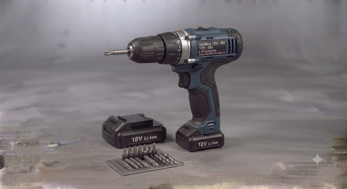 10mm cordless 12V/18V Lithium-ion Compact Hand Drill/ Driver Machine