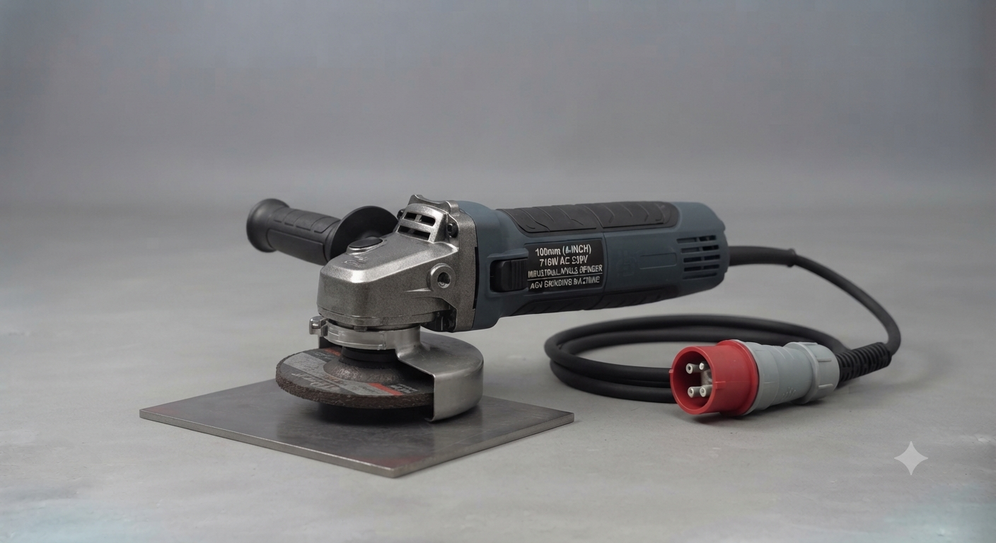 100mm (4-Inch) 710W AC 220V Industrial Angle Grinder (AG4 Grinding Machine)