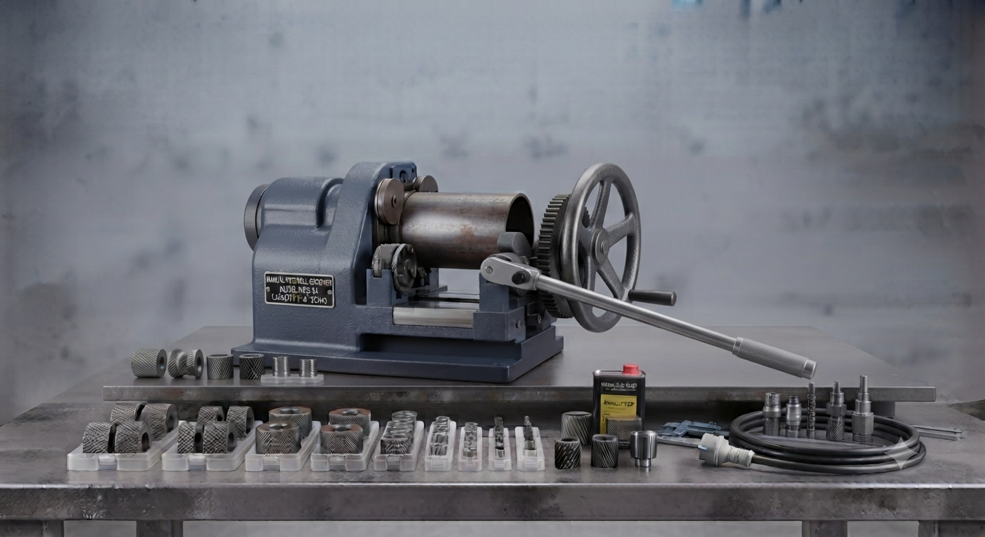 Manual Pipe Roll Grooving Machine